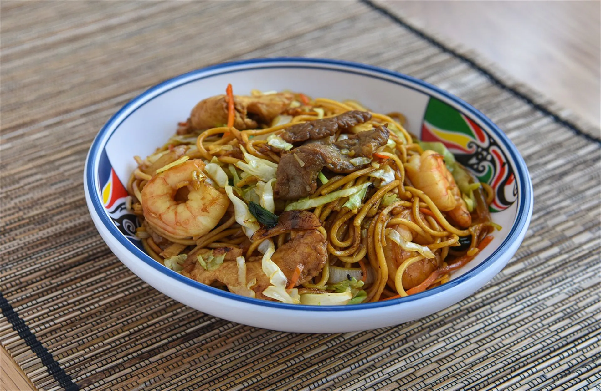 Beef Shrimp Lo Mein at China King, Chinese Restaurant in Baldwin
